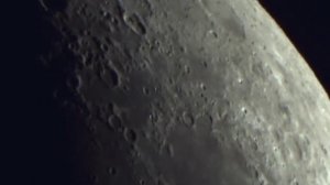 moon through telescope