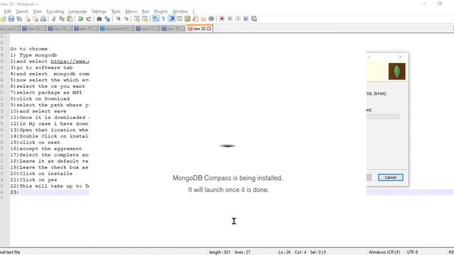 How to install Mongodb step by step on win 10 смотреть онлайн