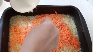 Рис с мясом в духовке. Ужин для всей семьи.