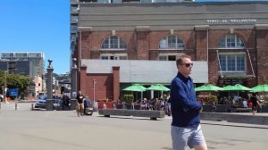 Центр города Веллингтон в Новой Зеландии