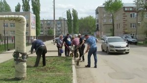 Субботник в Марксе