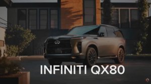 INFINITI QX80 экстерьер и интерьер