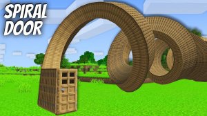 Я нашёл СПИРАЛЬНУЮ ДВЕРЬ в Майнкрафт ! Что ВНУТРИ САМОЙ ДЛИНОЙ ДВЕРИ ?