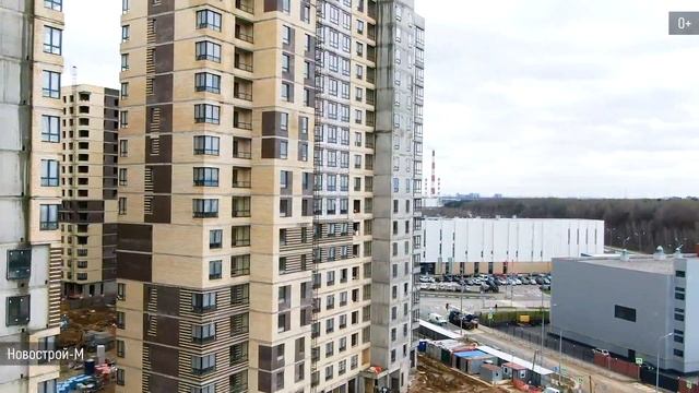 Обзор с воздуха ЖК «Новое Медведково» (аэросъемка: май 2021 г.) смотреть онлайн