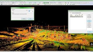 Чистка облаков точек от осадков в настольном ПО Leica Cyclone
