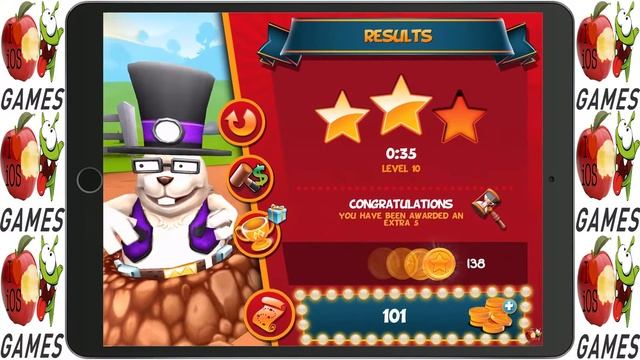 Whac A Mole - Fun Game to Play for Children & Toddlers смотреть онлайн