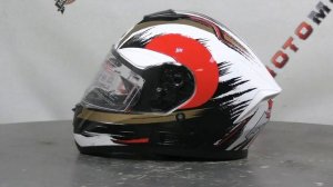 Шлем интеграл YM-831 "YAMAPA" СAT WHITE