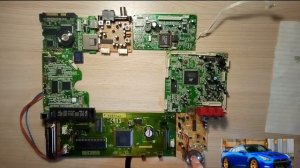 Крутая самоделка из электронных плат !