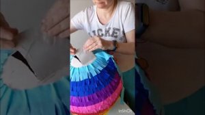 ПИНЬЯТА Радужный шар своими руками. DIY Rainbow pinata
