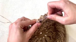 Бесплатный МК ковер из джута Улита 14 ряд. Free master class carpet made of jute Julitta 14 row