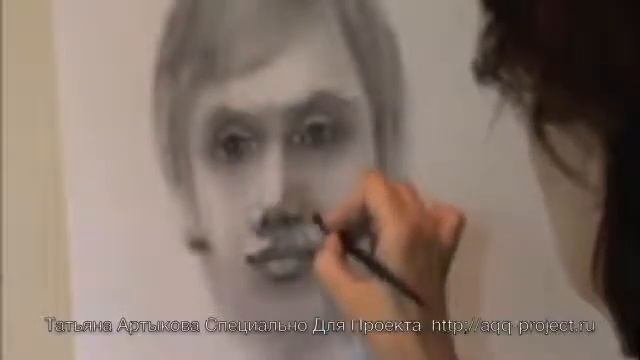 Живопись. Портрет сухой кистью. смотреть онлайн