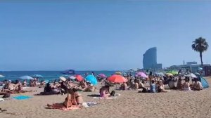 Средиземное море. Пляжи Барселоны