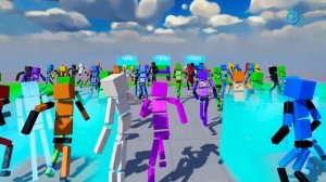 Ragdolls running down while avoiding cars! | Fun with Ragdolls The Game #86