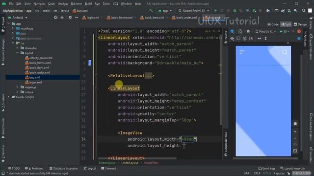 Ebook App UI Design Part - 6 | Android UI Design Tutorial | UiUX Tutorial