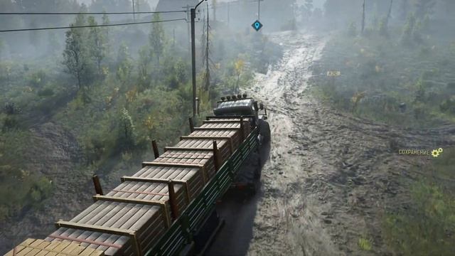 Snowrunner прохождение - Таймыр 2 Рабочих дня на тайге, едем в Овраг! #12 смотреть онлайн