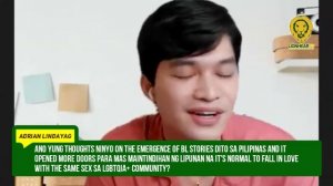 Adrian Lindayag, Keann Johnson's react to representation of LGBTQIA+ community