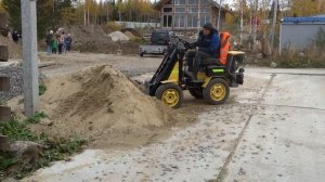 минипогрузчик самодельный