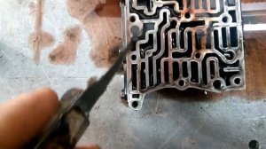 Промывка гидроблока акпп W4A32.