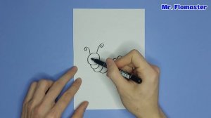 Как Рисовать Гусеницу ? - Рисунки для детей / How to Draw a Caterpillar?