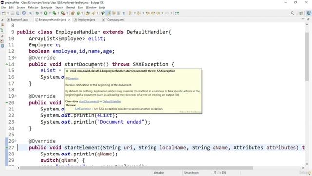 Java tutorial #83 | Some more useful features - SAX xml parser | Java course for beginners