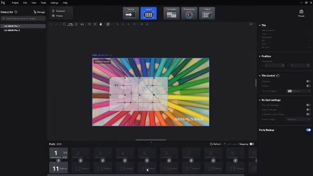 7 How to VMP MX40 Pro Back Up setting | Novastar смотреть онлайн