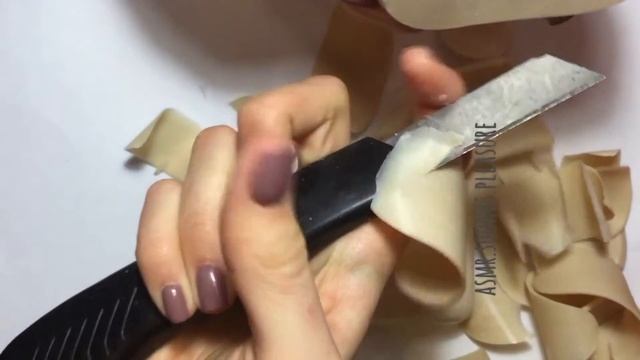 ASMR нарезка мягкого мыла на красивые пластины