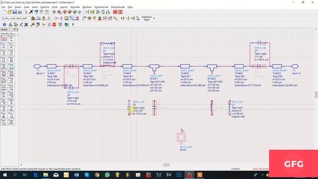 Часть 2. Топология фильтра и ЕМ анализ (DRS/LVS) (Advanced Design System-ADS)