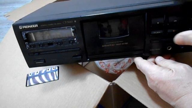 Посылка с Авито №14. Кассетная дека Pioneer CT - S420. смотреть онлайн