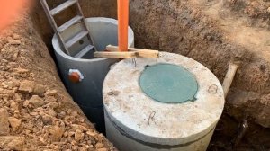 Септик из бетонных колец для туалета апрель 2023 г