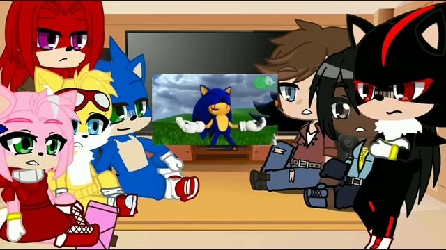Sonic the hedgehog movie Reacts to Dark super Sonic V.S. Sonic.exe//Gacha Club//Part 4// смотреть онлайн