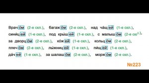 ГДЗ РУССКИЙ ЯЗЫК УПРАЖНЕНИЕ.223 КЛАСС 4 КАНАКИНА ЧАСТЬ 1