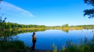 Рыбалка на спиннинг на озерах в последний день нерестового запрета