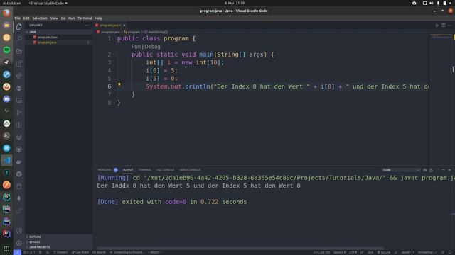 Java Tutorial #06 Arrays [Full-HD] [Deutsch/German] смотреть онлайн