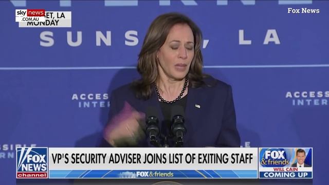 Kamala Harris mocked for 'rambling' speech about 'passage of time'