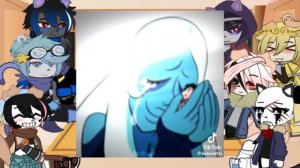 Sans aus react to y/n//sharkstar//