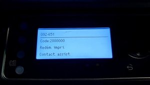 XEROX 6015 CODE 092 651 & 2080000