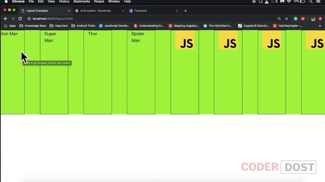 Bootstrap in Hindi #6 | Using the Bootstrap 4 Grid System | Bootstrap 4 Tutorial Flexbox