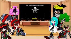 MHA reacts to sans Genocide package