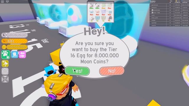 РОБЛОКС ПРИРУЧИЛ САМОГО ТОПОВОГО ПИТОМЦА В СИМУЛЯТОРЕ ПИТОМЦЕВ В ROBLOX ВИДЕО ВЕСЕЛАЯ ИГРА ДЛЯ ДЕТЕ смотреть онлайн