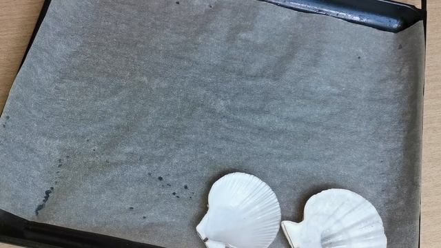 Сладковатый нежный морской деликатес. Морские гребешки с рисом и сыром.