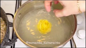 Фетучини с фаршем в сливочном соусе?Удивительно нежная паста, простой и беспроигрышный рецепт?