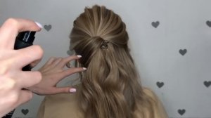 ЛЕГКИЙ ТЕКСТУРНЫЙ ПУЧОК НА РЕЗИНКАХ | НИЗКИЙ ПУЧОК - ЭКСПРЕСС ПРИЧЕСКА | BRIDAL TUTORIAL UPDO