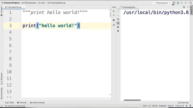 Python Practice Series 01 | Absolute Beginners | Level 0 | Print hello world | Tutorials Programmin