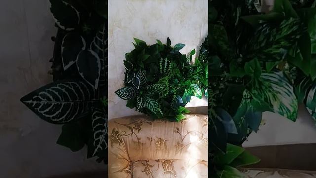 Фитокартины из искусственной зелени 60см и 30 см
