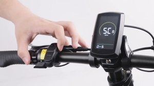 How to adjust the YL80C LCD display assist level and speed ratio