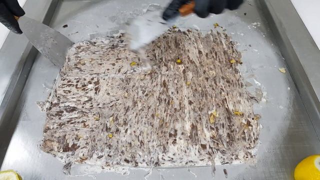 Как сделать жареное мороженое из Nutella и Лимона | Ice Cream Rolls Nutella & Limon | ASMR | смотреть онлайн