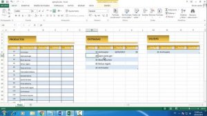 Excel - Cómo hacer un inventario de entradas y salidas en excel