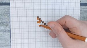 Как рисовать по клеточкам ДУБОВЫЙ ЛИСТОЧЕК / Маленькие лёгкие осенние рисунки по клеточкам Лайк АРТ