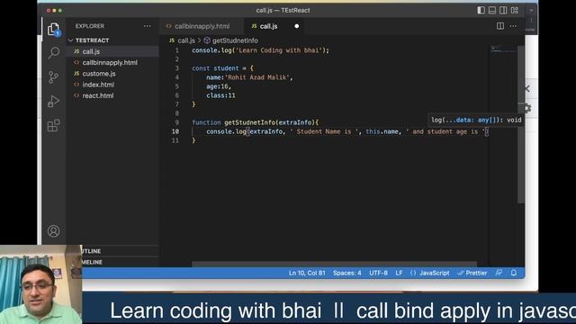 JavaScript Interview Questions and Answers: Call, Bind, and Apply