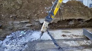 Мини-экскаватор Wacker Neuson 3503 с гидромолотом